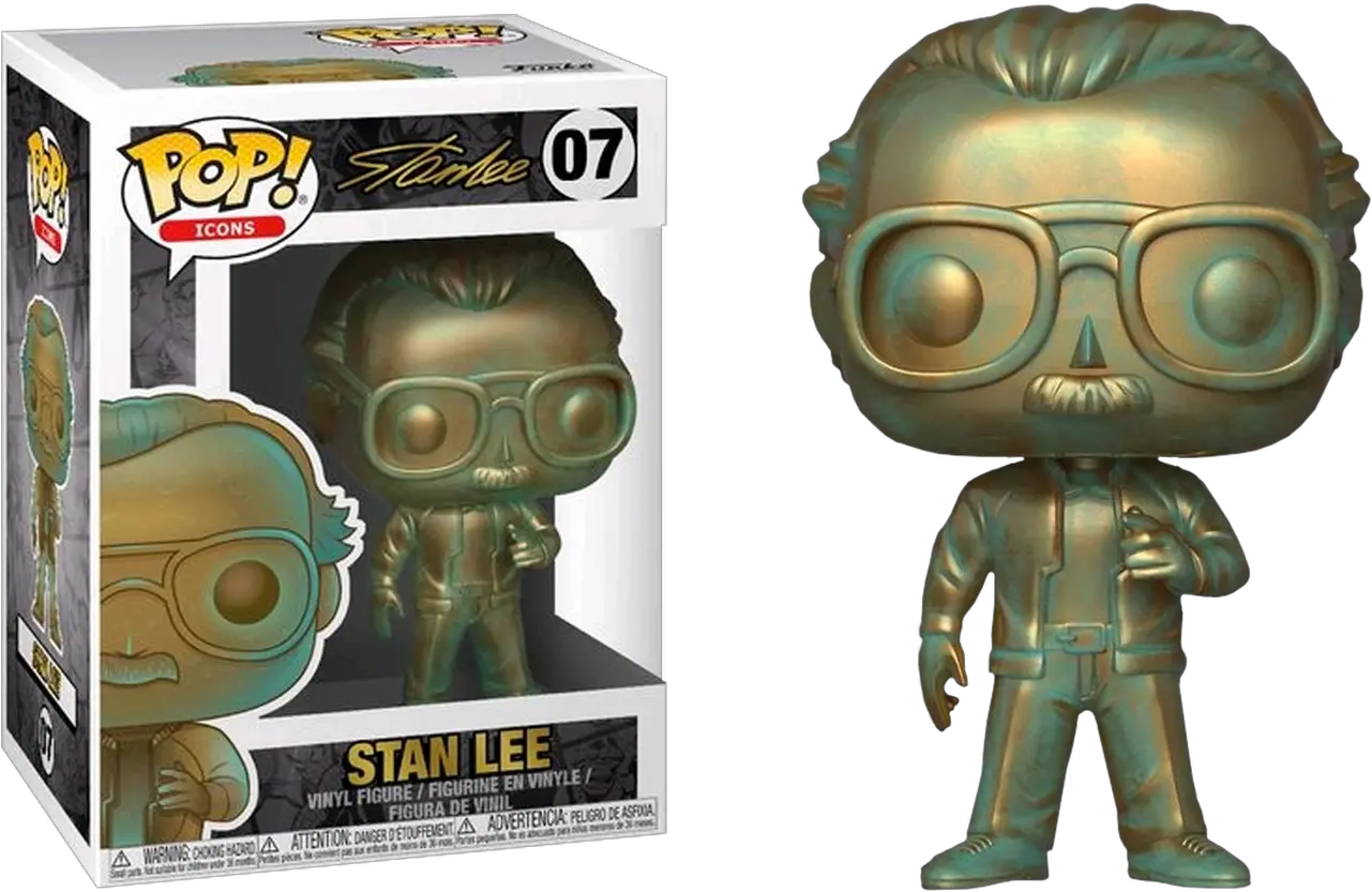 Stan Lee Patina Vinyl Figure Stan Lee Patina Funko Pop Png Stan Lee Png