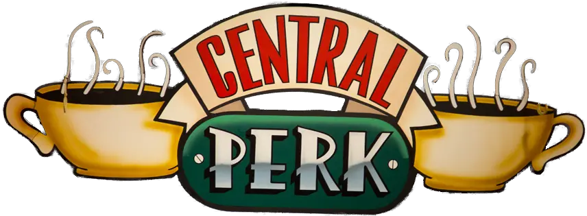 Cenral Perk Logo From Friends 90s Part 1025515 Png Vector Central Perk Friends Logo 90s Png