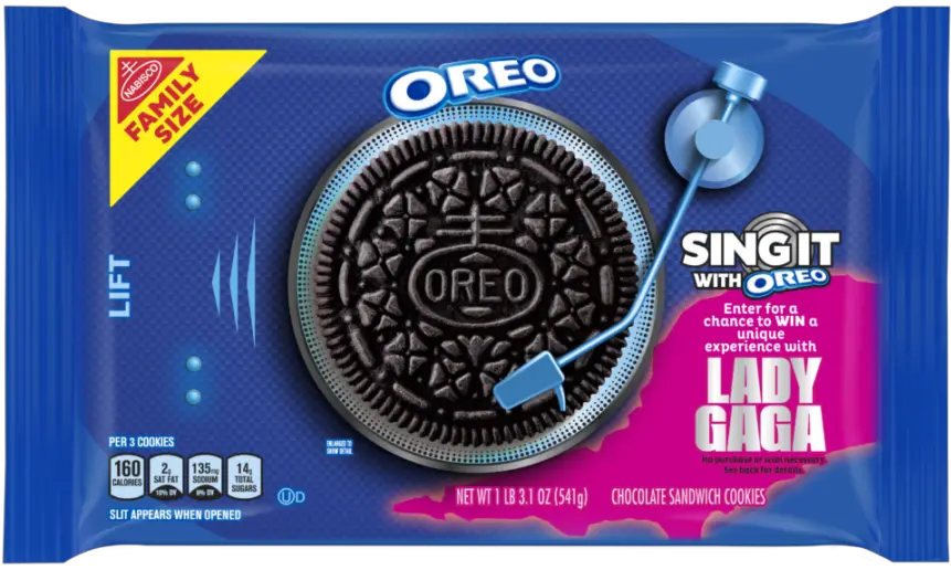 Lady Gaga Oreos Are The First Monster Collab Of 2021 Lady Gaga Oreos Png Oreo Icon Mini