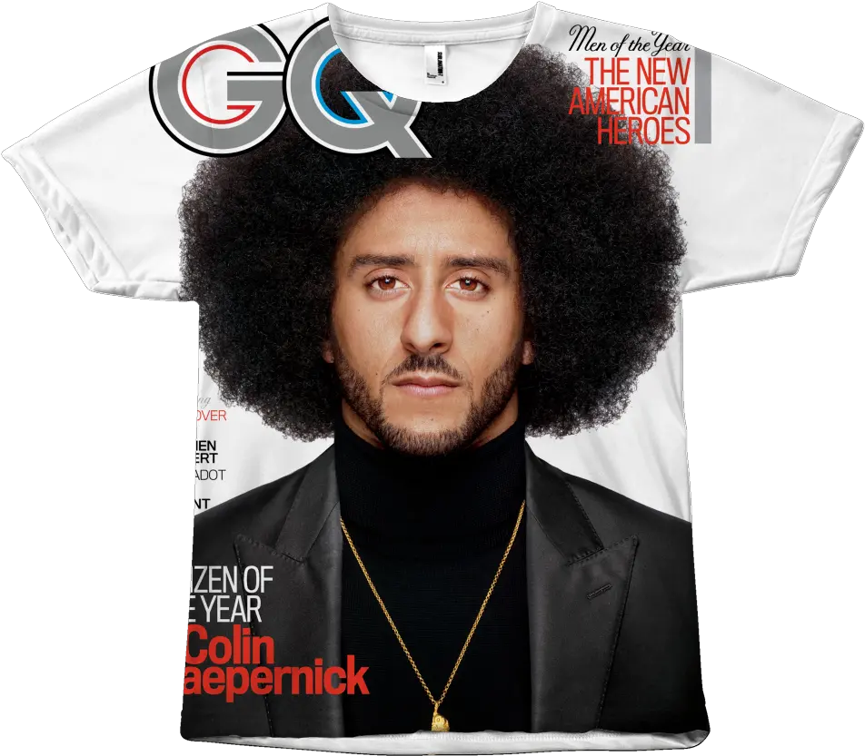 Download Colin Kaepernick Gq Magazine Citizen Of The Year Colin Kaepernick Activism Png Gq Logo Png