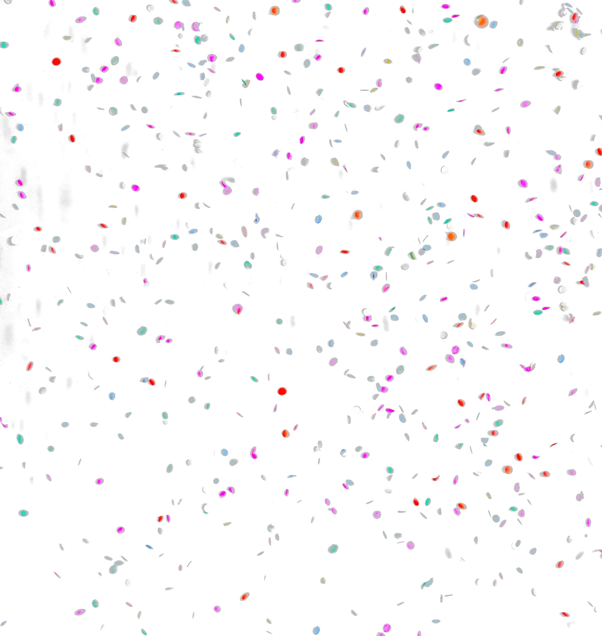 Colorful Confetti Bokeh Png