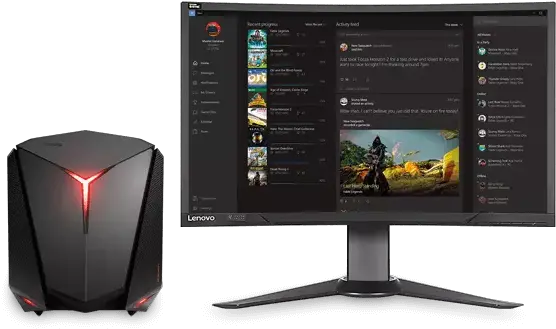 Lenovo Legion Y720 Cube Compact Gaming Tower Xbox One Streaming Png Menu Icon K800 Free Download