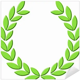 Sticker Lorbeerkranz Grün 3d Pixersus Couronne De Laurier Vert Png Wreath Icon Greek