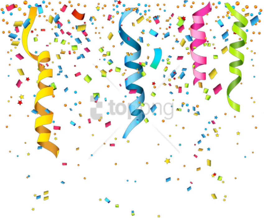 Brindis Confetti Png Gif