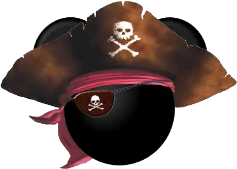 Mickey Mouse Icon Clipart Pirate Mickey Mouse Head Full Pirate Mickey Door Magnet Png Mickey Head Png