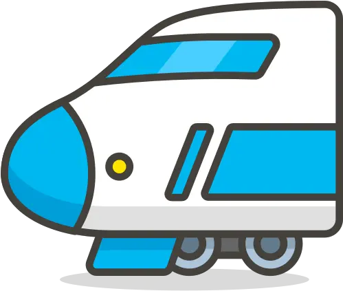 Bullet Train Free Icon Of 780 Vector Emoji Bullet Train Emoji Png Rail Icon