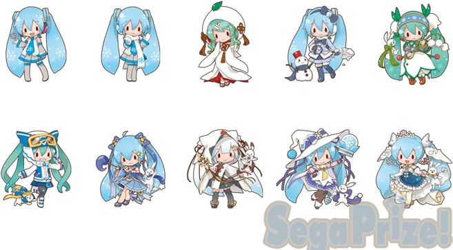 Vocaloid Hatsune Snow Miku Project Character Acrylic Key Chain Mascot Sega Png Miku Transparent