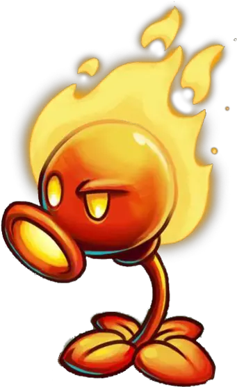 Fire Peashooter Plants Vs Zombies Wiki Fandom Plants Vs Zombies Fire Peashooter Png Zombie Transparent Background