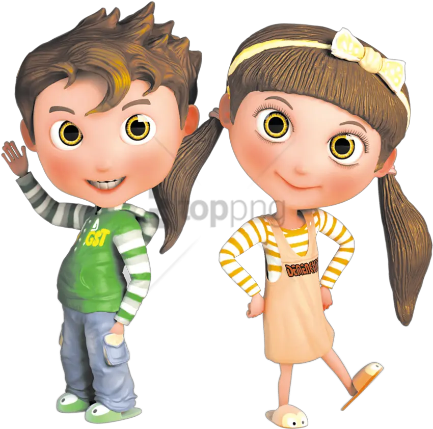 3d Childrens Png Image With Transparent Children Animated Transparent Background Free Boy Transparent Background