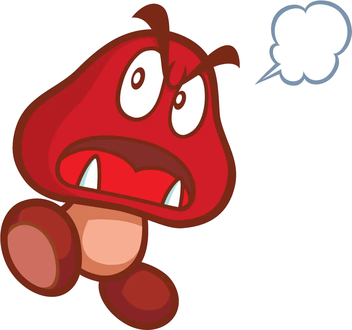 Mad Goomba Super Mario Wiki The Mario Encyclopedia Super Mario Sad Goomba Png Goomba Png