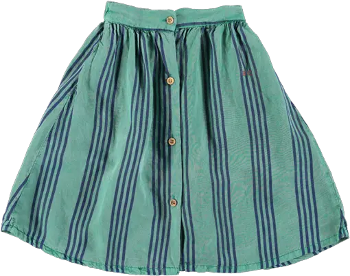 Download Hd Picture Of Striped Midi Skirt Green Bobo Bobo Choses Striped Skirt Png Skirt Png