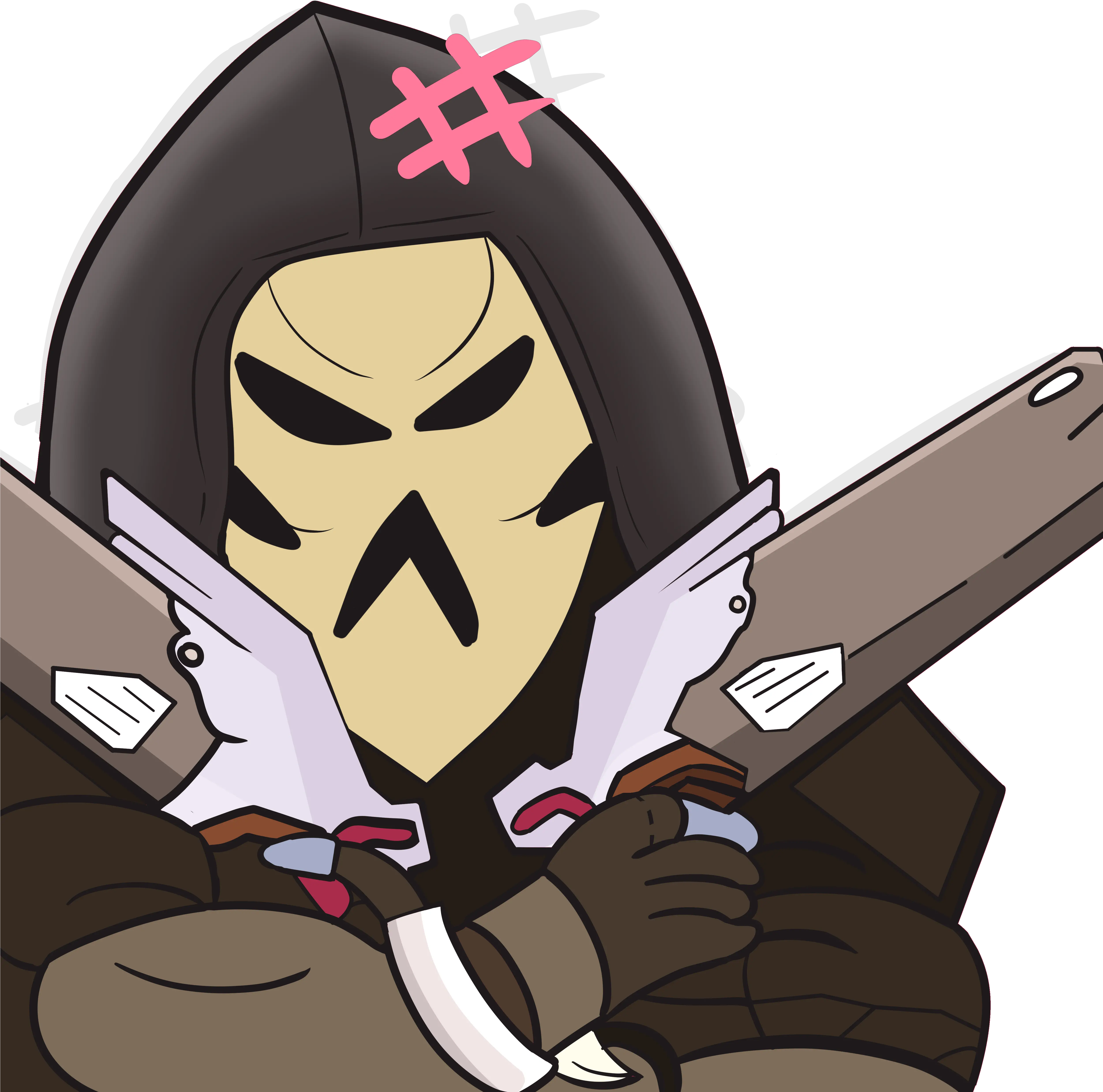 Overwatch Reaper Drawing Overwatch Reaper Emoji Discord Png Reaper Overwatch Png