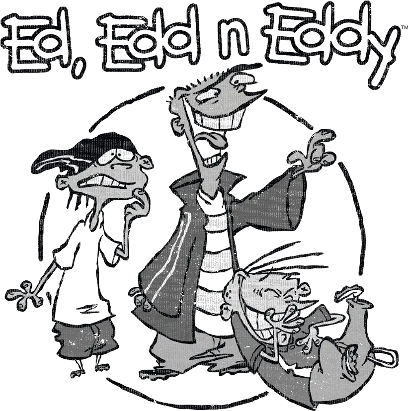 Ed Edd N Eddy Gang Toddler T Ed Edd Eddy Black And White Cartoon Png Ed Edd N Eddy Png