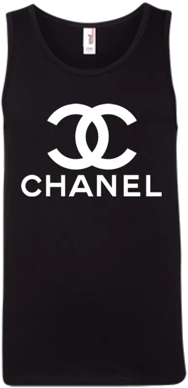 Tt0079 Chanel Logo Tank Top Tops Outfits My Hero Academia Workout Shirt Png Chanel Logo Images