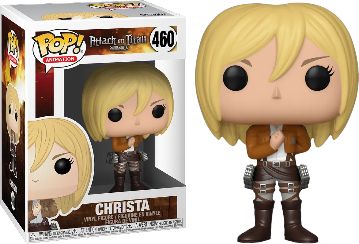 Funko Pop Attack Christa 460 Attack On Titan Funko Pops Png Attack On Titan Png