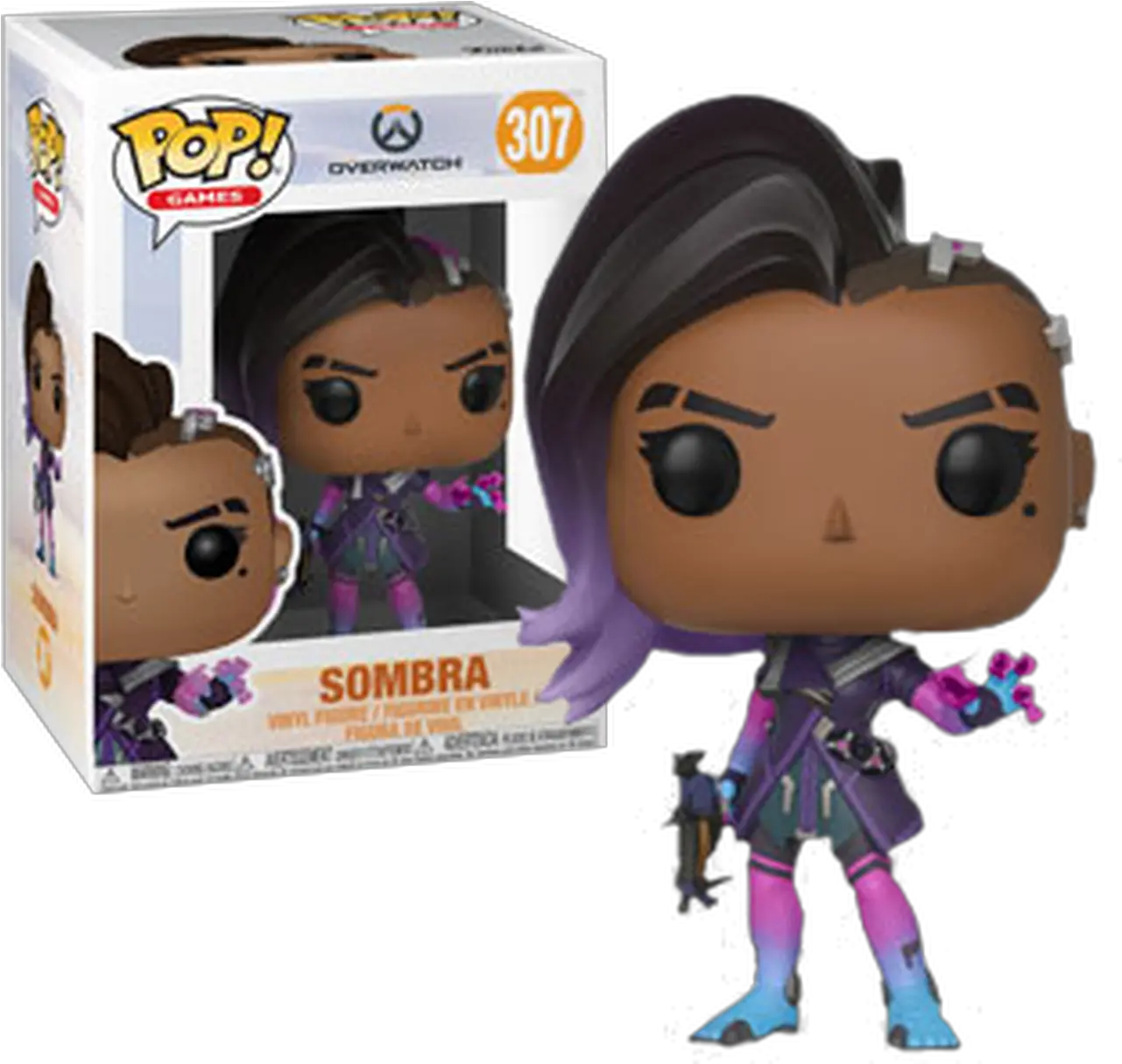 Overwatch Overwatch Funko Pop Sombra Png Sombra Overwatch Png