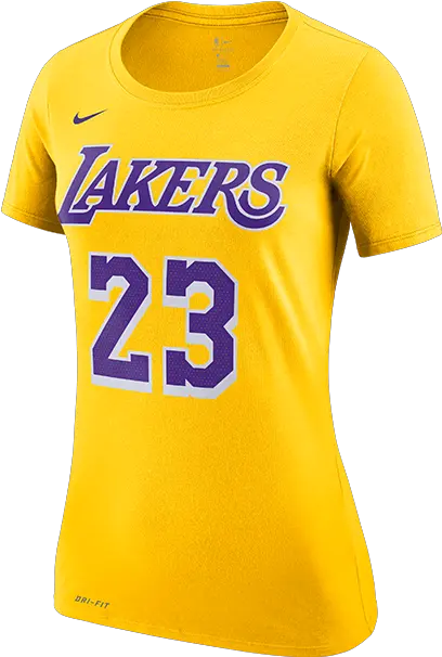 Los Angeles Lakers Womenu0027s Lebron James Icon Edition Player T Shirt Flag Football T Shirt Designs Png Lebron James Transparent