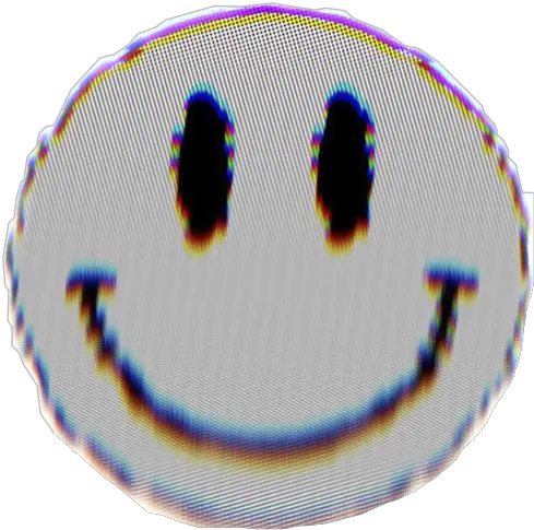 Glitch Glitchy Smile Smiley Sticker By Charli Glitch Happy Face Png Smiley Face Transparent