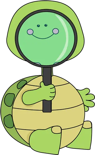 Download Turtle Looking Through Magnifying Glass Looking Cartoon Cute Magnifying Glass Png Magnifying Glass Clipart Png