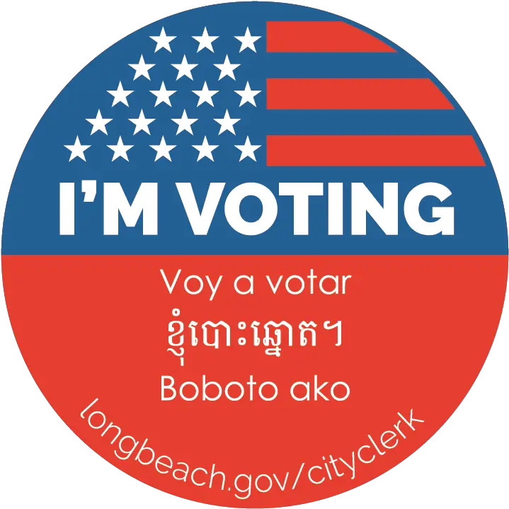 Register To Vote Long Today National Voter Registration Day 2020 Png City Of Long Beach Logo