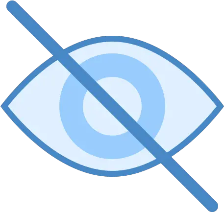 Blind Icon In Blue Ui Style Png Side Eye