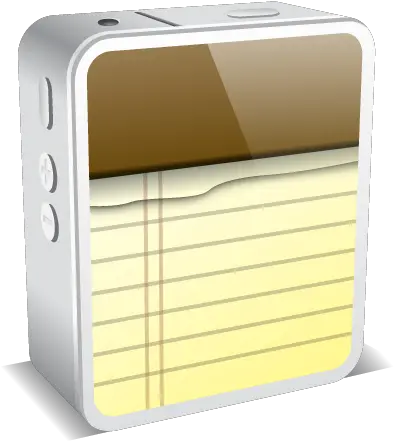 Notes Icon Iphone4 Mini Iconset Double J Design Iphone 4 Notes Icon Png Mini Icon