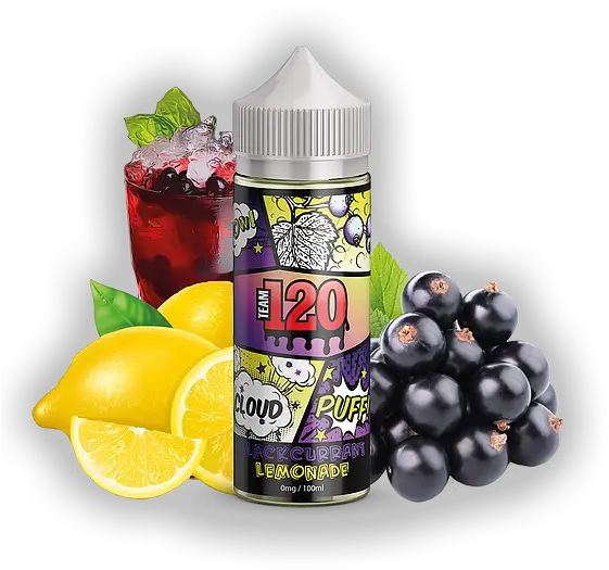 Vape Team 120 Blackcurrant Png Lemonade Png