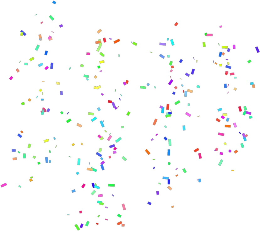 Confetti Streamers Png