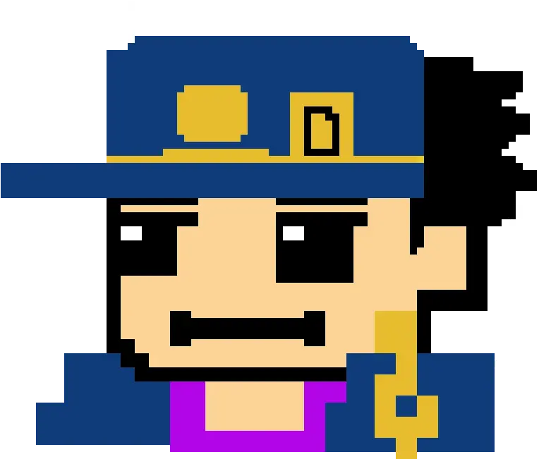 Jojo Pixel Art Maker Pixel Jojo Png Jojo Png