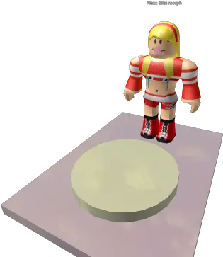 Alexa Bliss First Morph Of By Gentlem Roblox Figurine Png Alexa Bliss Png