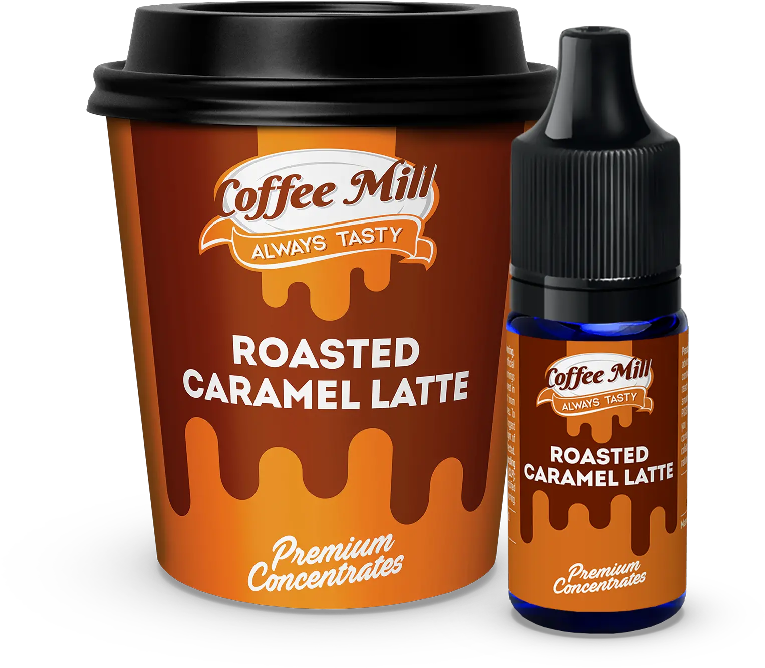 Roasted Caramel Latte Aroma 10ml Coffee Mill Blackcurrant Cheesecake Png Vape Smoke Png