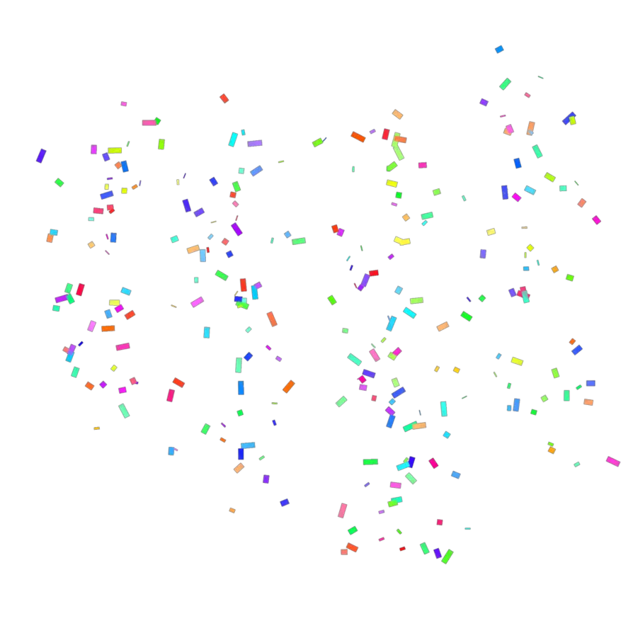 Confetti Png Vector