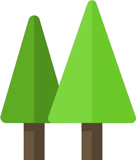 Trees Icon Myiconfinder Tree Flat Design Png Forest Trees Png