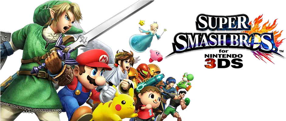 Se Han Vendido Más De 28 Millones Unidades Super Super Smash Bros 3ds Logo Transparent Png Smash Bros Png