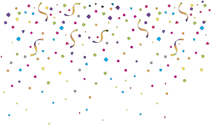 Confetti Frame Png