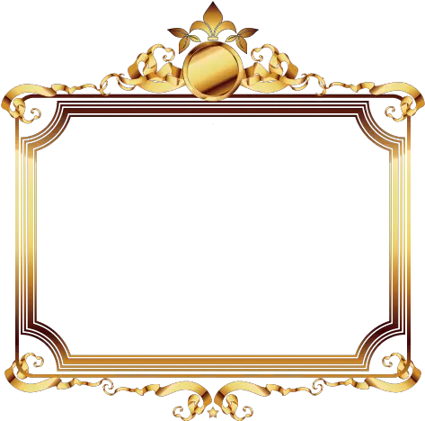 Download Hd Picture Frame Gold Film Luxury Gold Frame Banner Design Frame Png Golden Frame Transparent