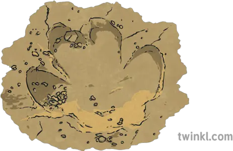 Hippo Footprint Loch Ness Monster English Animal Track Ks2 Teddy Bear Border Black And White Png Ness Transparent