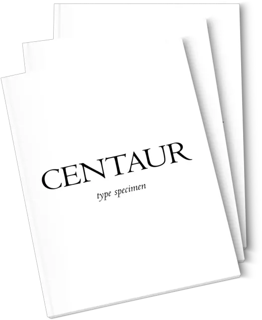 Centaur Type Specimen Alexia Roemmers Png