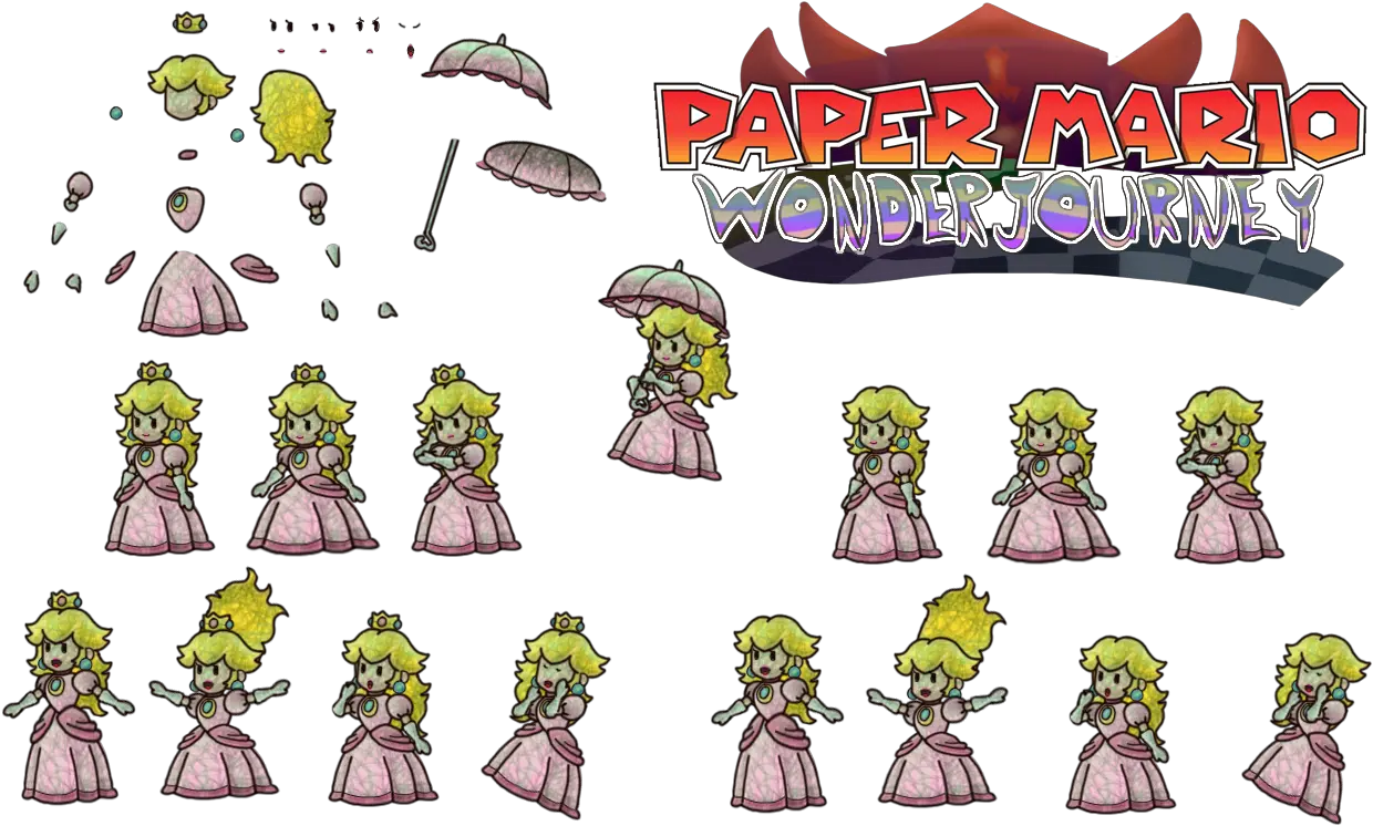 Download Hd I4y6tji Paper Mario Color Splash Rock Paper Paper Mario Color Splash Sprites Png Wizard Png