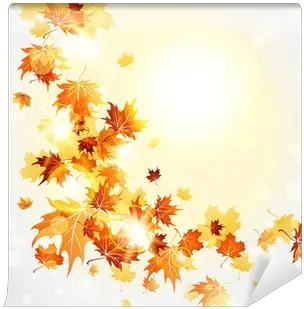 Falling Leaves Wall Mural U2022 Pixers We Live To Change Autumn Png Falling Leaves Png