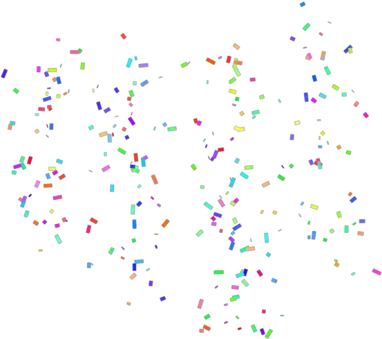 Black Confetti Png