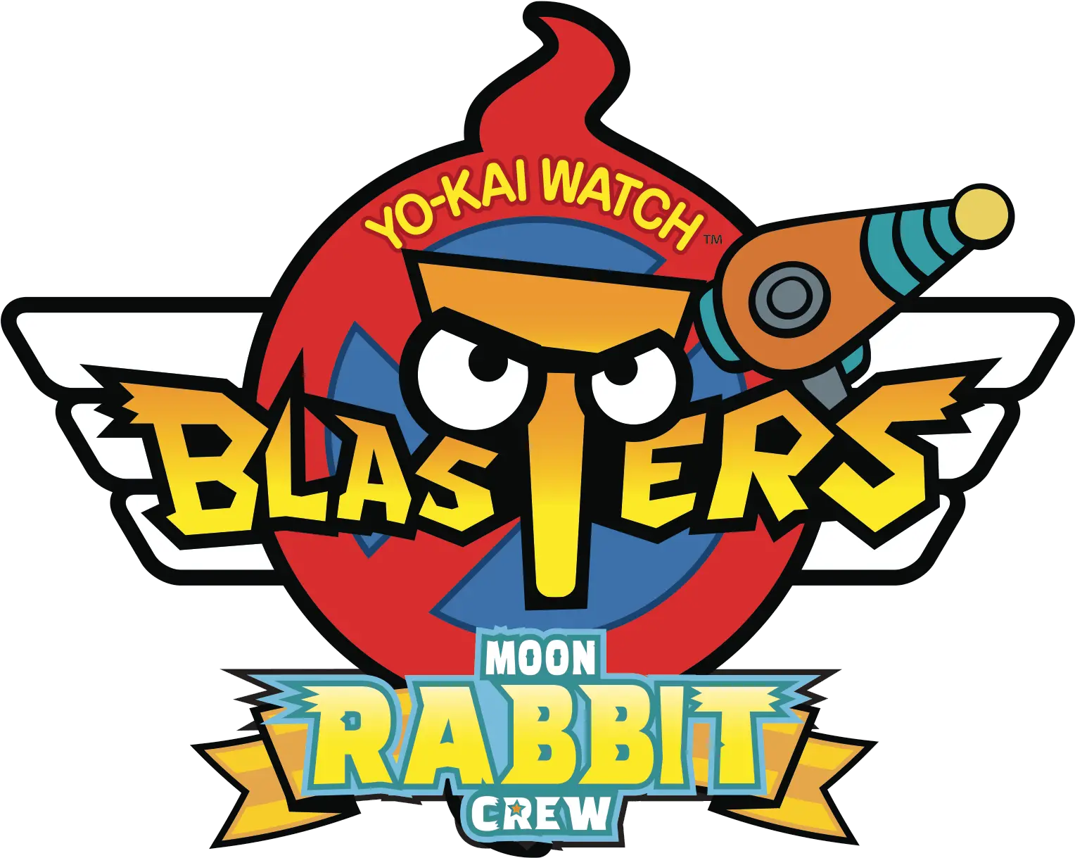 Yo Yo Kai Watch Blasters Moon Rabbit Crew Png Yo Kai Watch Logo