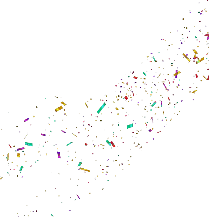 Confetti Transparent Background Png