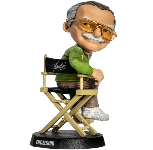 Stan Lee Stan Lee Minico 5 Inch Vinyl Figure Iron Studios Stan Lee Png Stan Lee Png