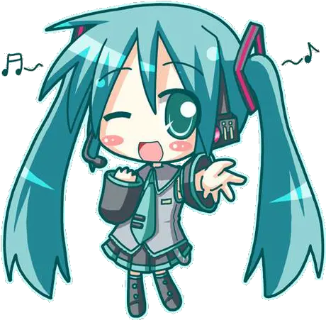 Hatsune Miku Transparent Background Chibi Hatsune Miku Png Hatsune Miku Transparent