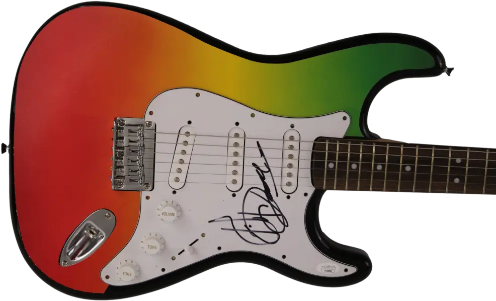 Jimmy Cliff Signed Autograph Custom 11 Fender Electric Fender Png Cold War Icon