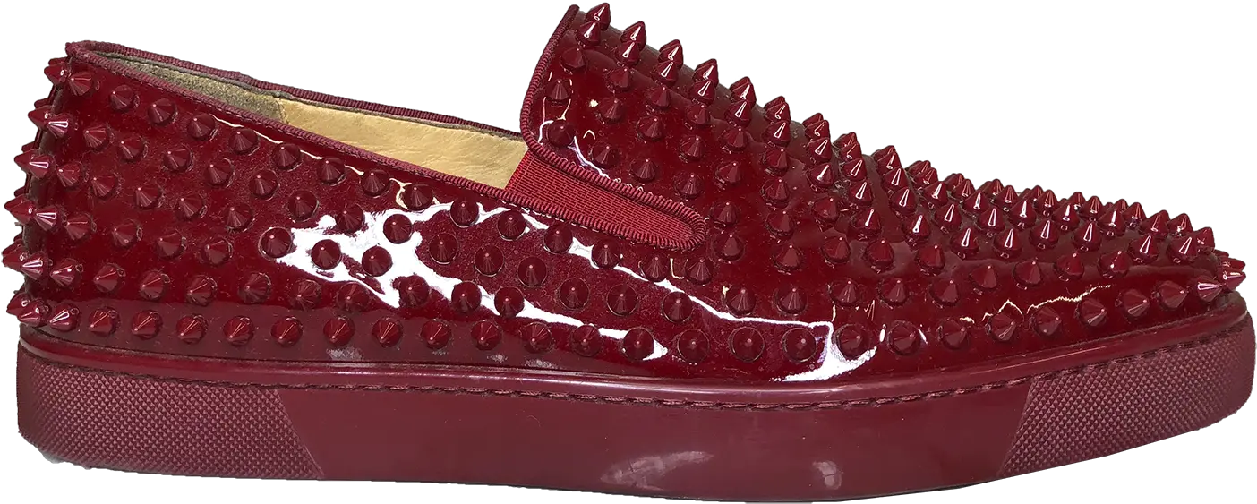 Christian Louboutin Flats Skate Shoe Full Size Png Round Toe Christian Louboutins Logo