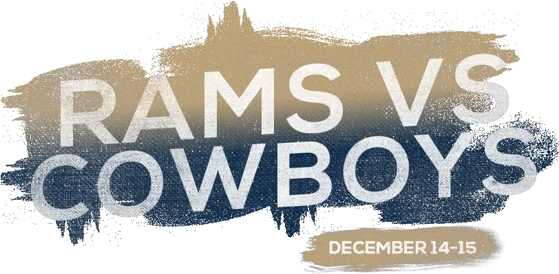 Vs Rams Party Pass Tickets Cowboy Packages Graphic Design Png Rams Png