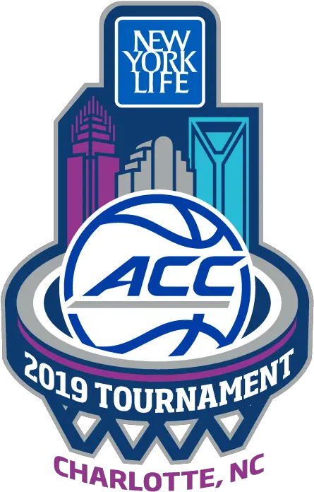 2019 New York Life Acc Tournament Acc Basketball Tournament 2019 Png Acc Logo Png