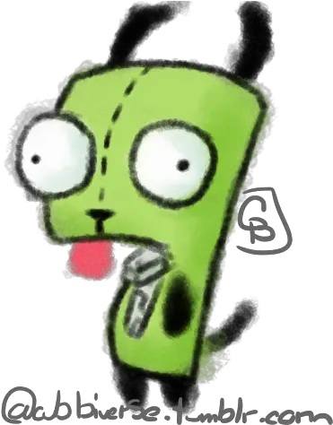 Gir From Invader Zim Cubbi Illustrations Art Street Cartoon Png Gir Png